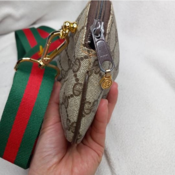 Authentic Vintage Gucci GG Monogram Supreme Web Clutch Fanny Bum Waist Belt Bag - Picture 8 of 11